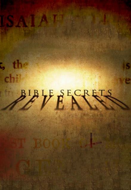 chanel bible|history channel bible secrets revealed.